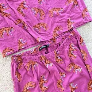 Tiger Print PJ Set